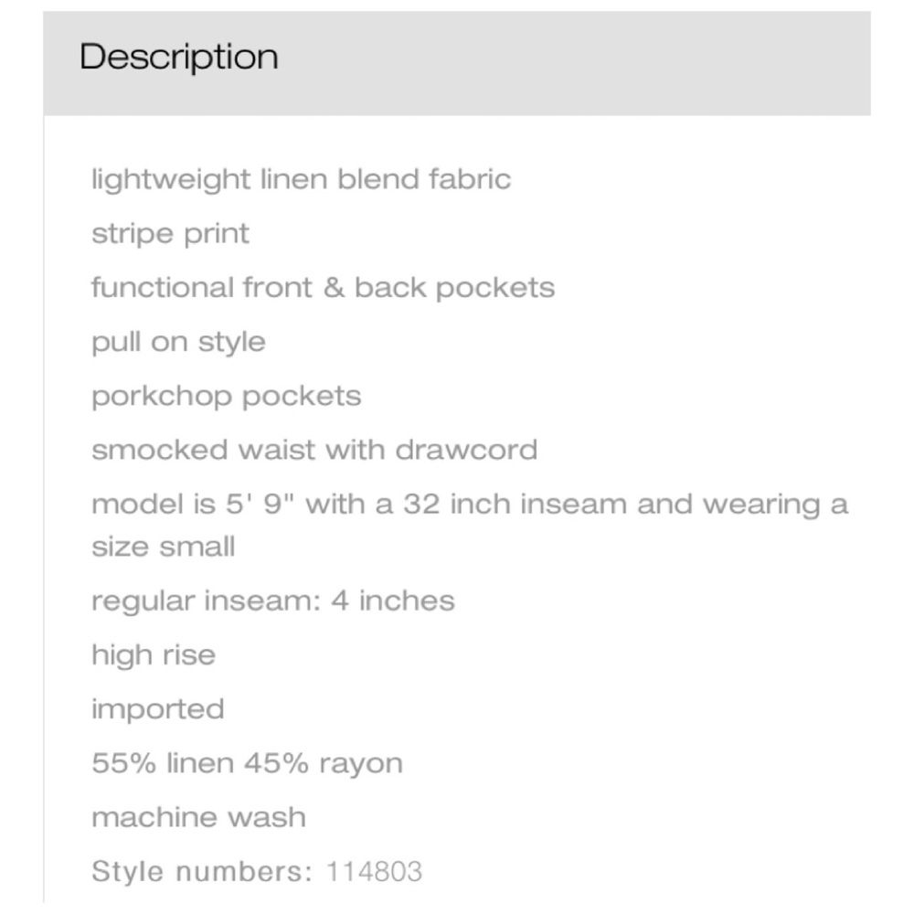 🌟 MAURICES High Rise Weekender Shorts Relaxed Lightweight Linen HighRise NWT$40 - Picture 6 of 6